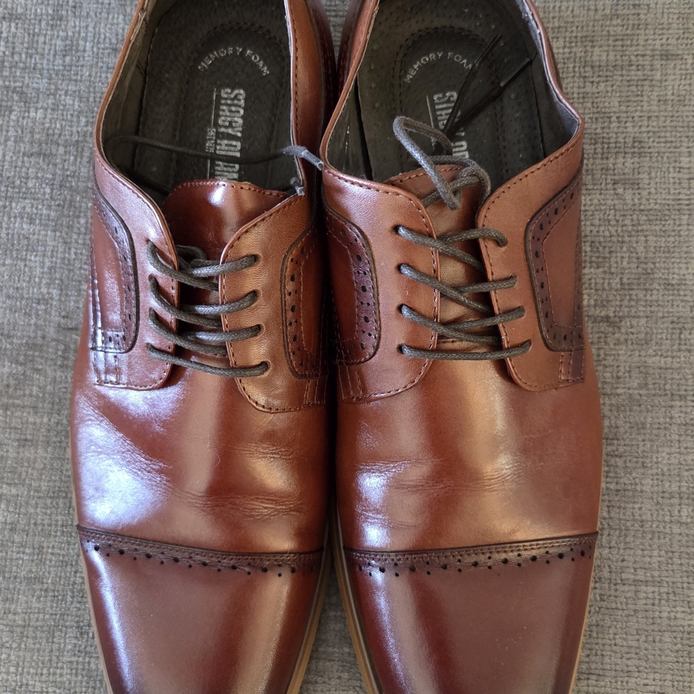 Brown Leather Men's Dress Shoes